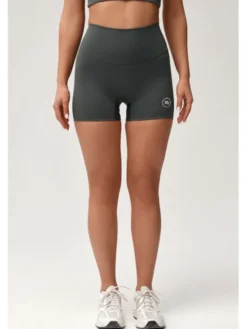 ROUGH RADICAL Szorty sportowe ZOYA PUSH-UP SHORTS Zielony ciemny Slim Fit