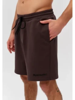 ROUGH RADICAL Szorty sportowe COTTON ACTIVE SHORTS MEN Brązowy Regular Fit