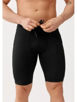ROUGH RADICAL Szorty sportowe FLY TECH SHORTS Czarny Slim Fit