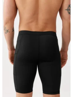 ROUGH RADICAL Szorty sportowe FLY TECH SHORTS Czarny Slim Fit
