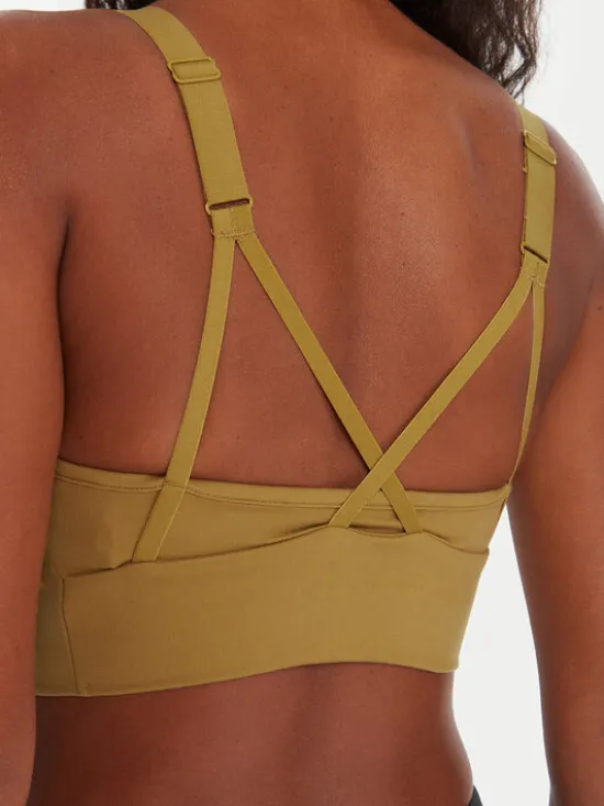 Roxy Biustonosz sportowy Heart Into It Attitude ERJKT04326 Beżowy