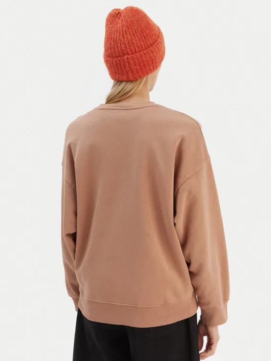 Roxy Bluza ERJFT04874 Brązowy Relaxed Fit