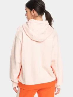 Roxy Bluza Ess Nrj Cbk Hoo Otlr ERJFT04673 Pomarańczowy Regular Fit