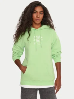 Roxy Bluza Surf Stoked ERJFT05021 Zielony Regular Fit