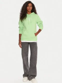 Roxy Bluza Surf Stoked ERJFT05021 Zielony Regular Fit