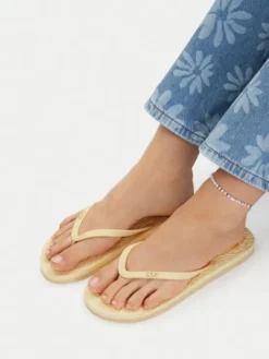 Roxy Japonki CEOWB-SS25-3C021 Żółty jasny