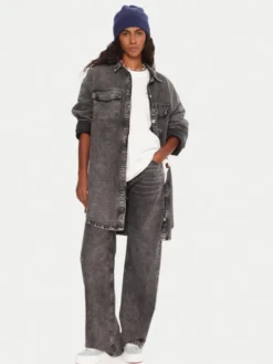 Roxy Jeansy Milla ERJDP03312 Szary Wide Leg