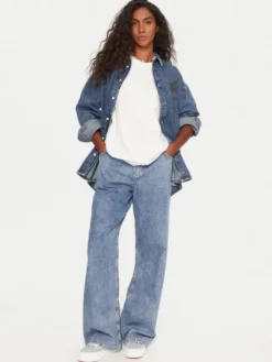 Roxy Jeansy Stunning ERJDP03313 Niebieski Relaxed Fit