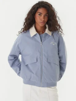 Roxy Kurtka przejściowa ERJJK03672 Niebieski Regular Fit