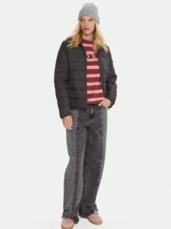 Roxy Kurtka przejściowa Wind ERJJK03691 Szary Regular Fit