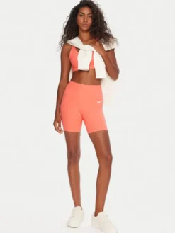 Roxy Szorty sportowe Heart Into It ERJNS03614 Koralowy Slim Fit