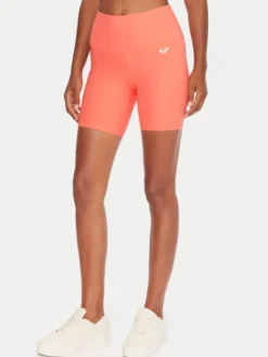 Roxy Szorty sportowe Heart Into It ERJNS03614 Koralowy Slim Fit