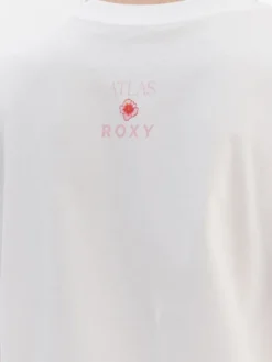 Roxy T-Shirt ERJZT05899 Biały Regular Fit