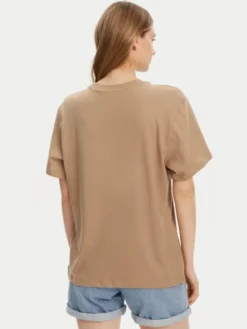 Roxy T-Shirt ERJZT05912 Brązowy Regular Fit