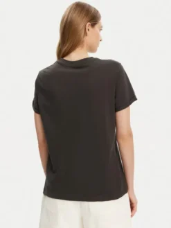 Roxy T-Shirt ERJZT05911 Szary Regular Fit