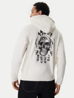 RVCA Bluza All Seeing Hoodie EVYSF00133 Beżowy Regular Fit