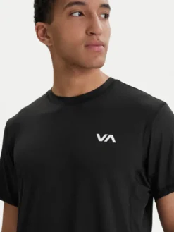 RVCA Koszulka techniczna Sport Vent 23MS013505 Czarny Performance Fit