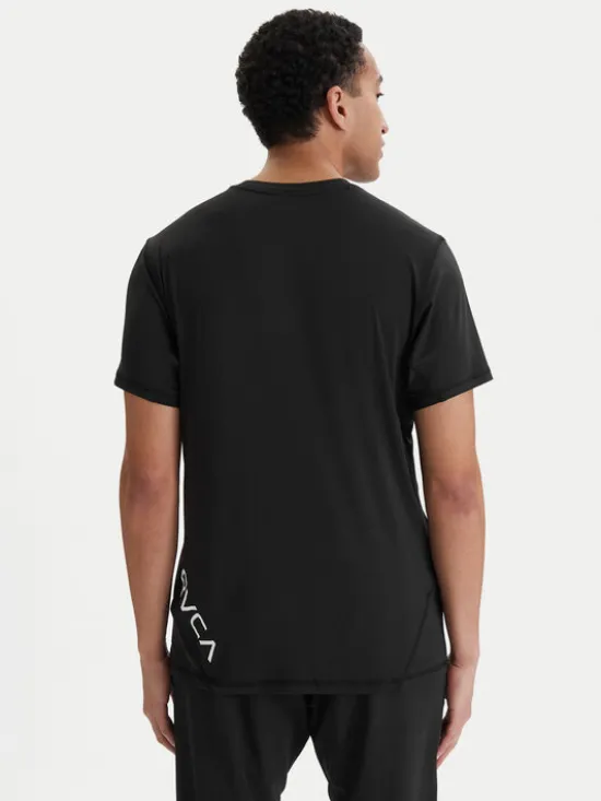 RVCA Koszulka techniczna Sport Vent 23MS013505 Czarny Performance Fit
