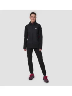 Salewa Kurtka outdoor 00-0000028358 Czarny Regular Fit