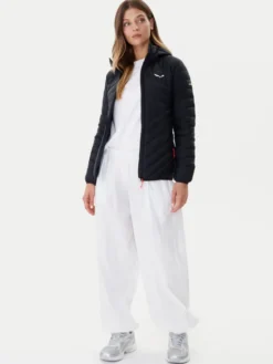 Salewa Kurtka puchowa W Brenda 27884 Czarny Regular Fit