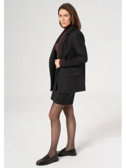 Salme Marynarka Morena Czarny Regular Fit