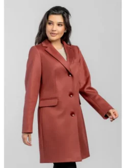 Salme Płaszcz przejściowy Alicja Czerwony Regular Fit