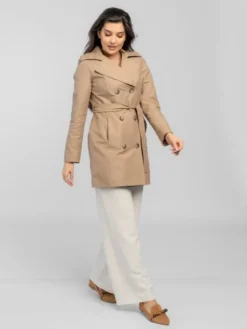 Salme Trencz Ksenia Brązowy Regular Fit