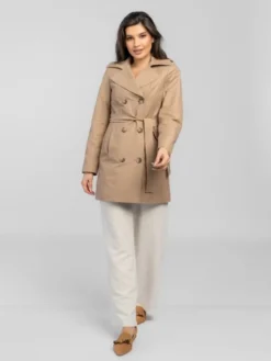 Salme Trencz Ksenia Brązowy Regular Fit