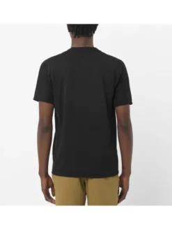 Salomon Koszulka techniczna SENSE AERO GRAPHIC Czarny Slim Fit