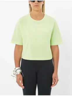 Salomon Koszulka techniczna SHORT TEE RELAXED W Zielony Standard Fit