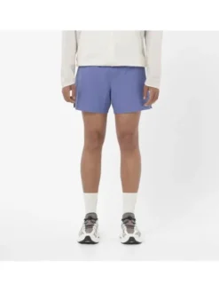 Salomon Szorty sportowe SHAKEout CORE 5" M Niebieski Regular Fit