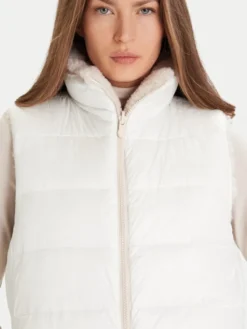 Save The Duck Bezrękawnik D82512W BUBU21 Beżowy Regular Fit