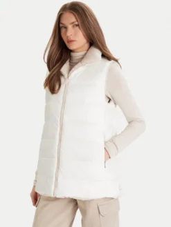 Save The Duck Bezrękawnik D82512W BUBU21 Beżowy Regular Fit