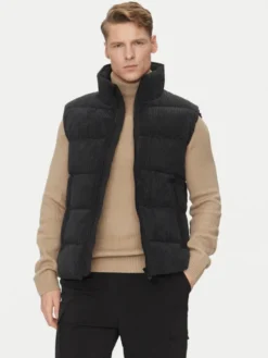 Save The Duck Kamizelka D81438M VELY19 Czarny Regular Fit