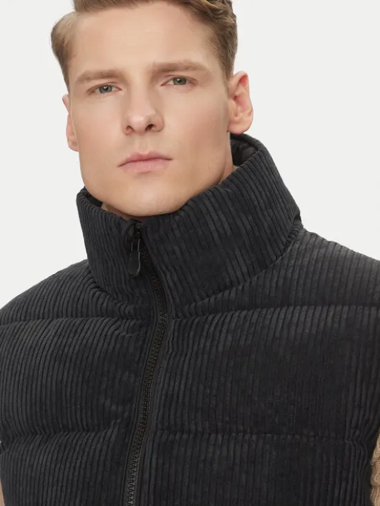 Save The Duck Kamizelka D81438M VELY19 Czarny Regular Fit