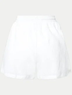 Seafolly Szorty materiałowe Crinkle 55429-SH Biały Regular Fit