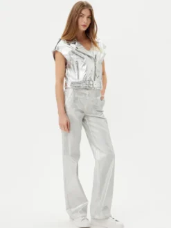 Serge Pariente Bezrękawnik Stef Szary Regular Fit