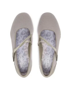 Skechers Baleriny 100771/TPE Szary