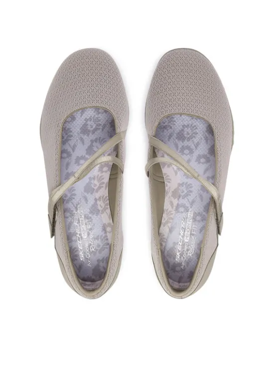 Skechers Baleriny 100771/TPE Szary