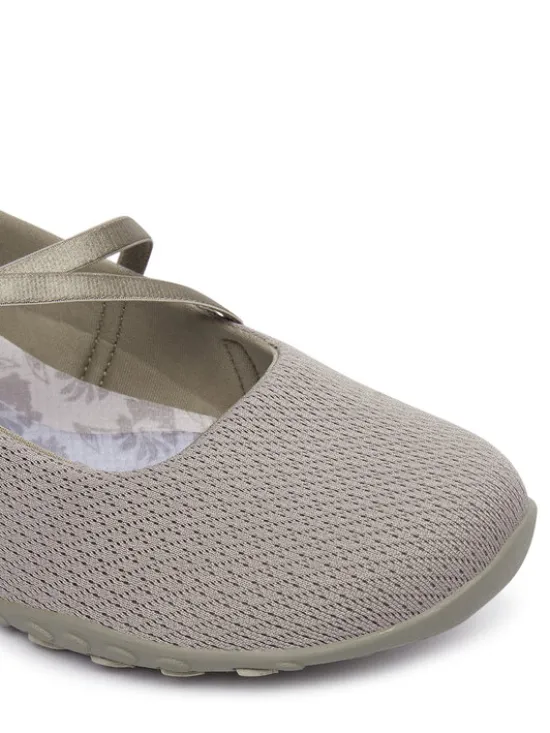 Skechers Baleriny 100771/TPE Szary