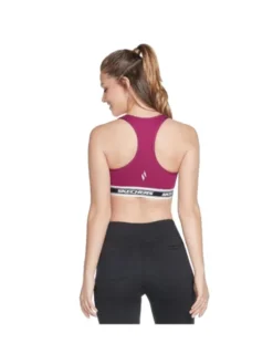 Skechers Biustonosz sportowy Skechers Go Walk Jacquard Bra Fioletowy