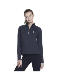 Skechers Bluza Skechers Ultra Go Lite Full Zip Hoodie Czarny Regular Fit
