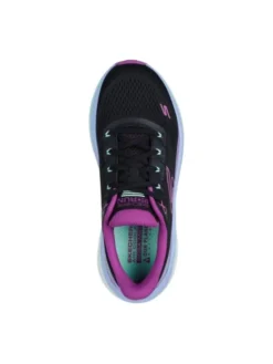 Skechers Buty do biegania 128901-BKPR Czarny