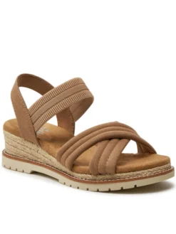 Skechers Espadryle Desert Chill-Sweet Crossing 114685/TAN Brązowy