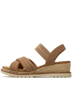 Skechers Espadryle Desert Chill-Sweet Crossing 114685/TAN Brązowy