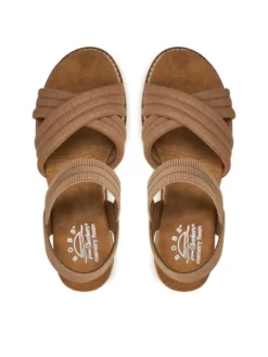Skechers Espadryle Desert Chill-Sweet Crossing 114685/TAN Brązowy