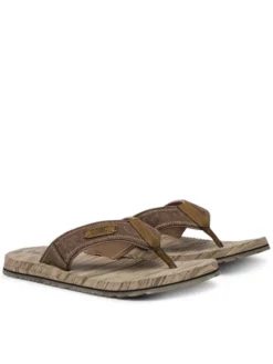 Skechers Japonki Quill - Seaside 205719/BRN Brązowy