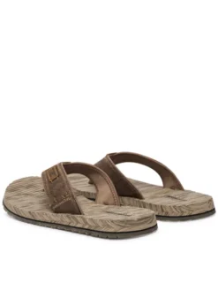 Skechers Japonki Quill - Seaside 205719/BRN Brązowy
