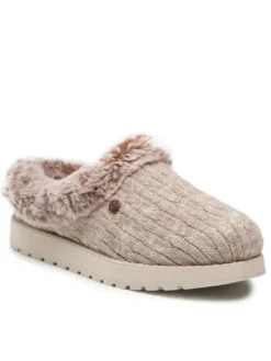 Skechers Kapcie Ice Angel 31204/LTBR Beżowy