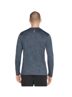 Skechers Longsleeve Skechers On the Road Long Sleeve Niebieski Regular Fit